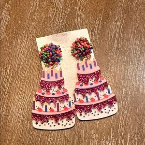 Colorful Cake Earrings